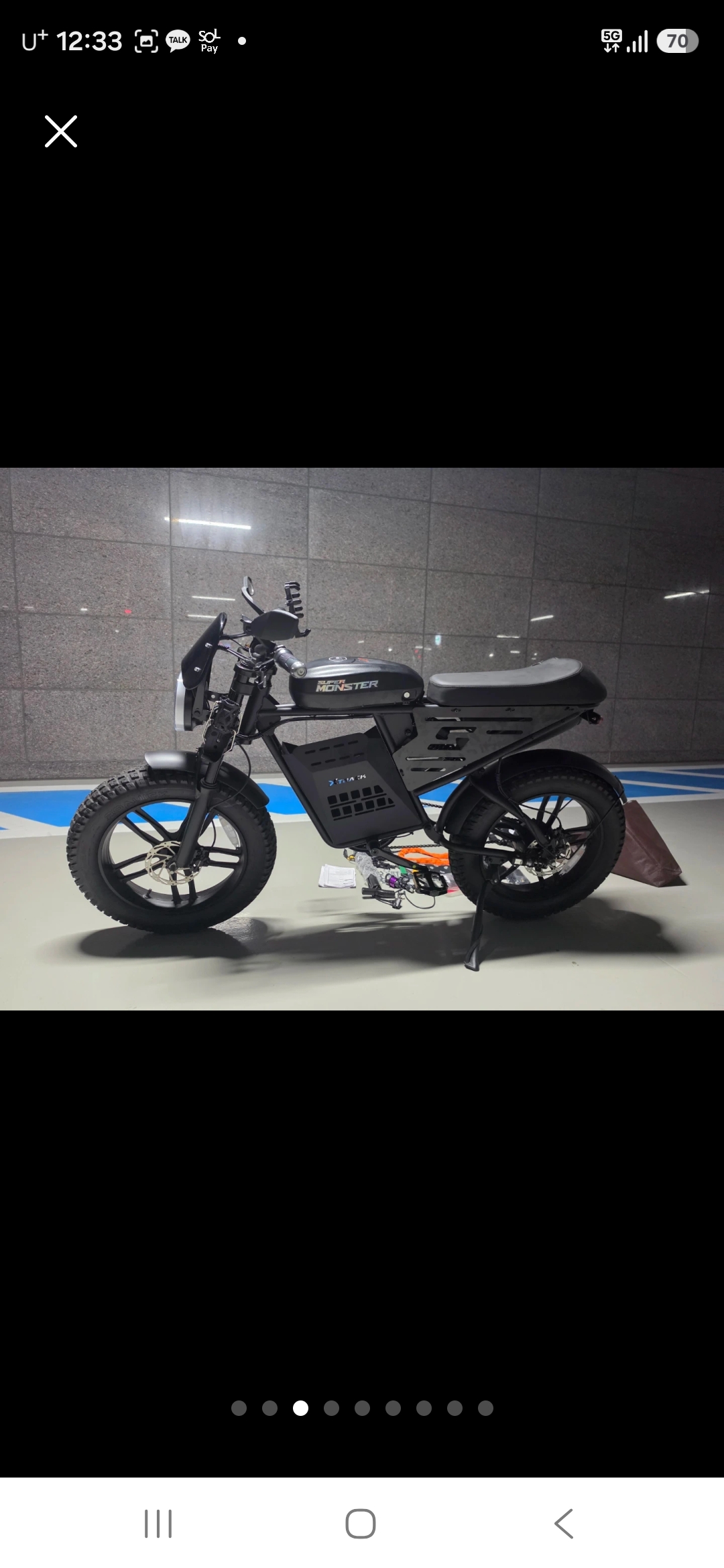 엑스트랙 슈퍼몬스터 팻바이크 960W 20인치 블랙 - 이미지 3